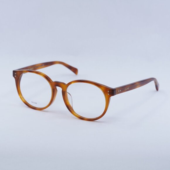 Final Price! Celine CL50031F 053 Shiny Light Havana Eyeglasses 54mm - Picture 6 of 10